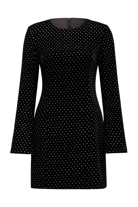 TANYA SPOT DRESS BLACK 1