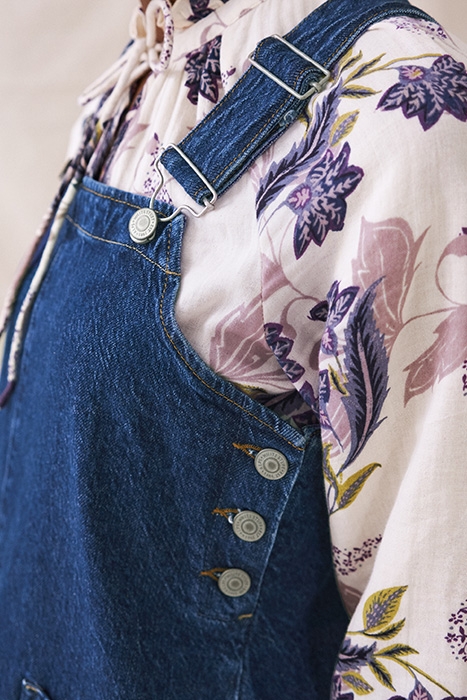 WILLOW DENIM MIDI PINNY DRE DENIM 6