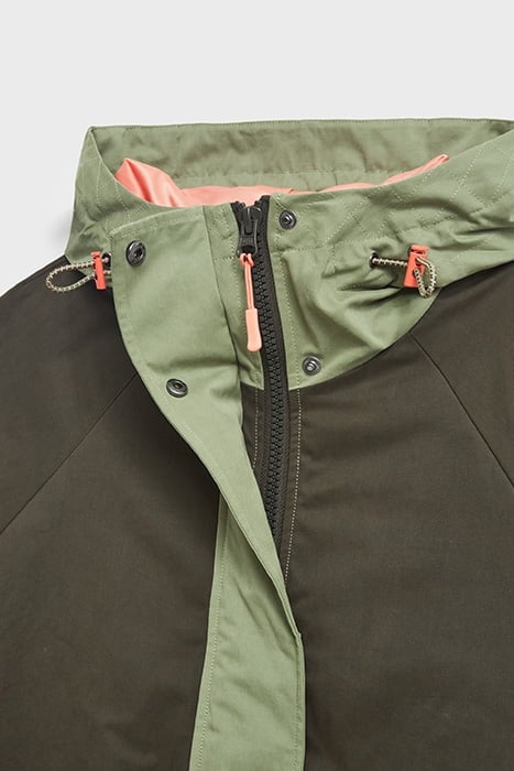 CELIA PARKA GREEN MULTI 4