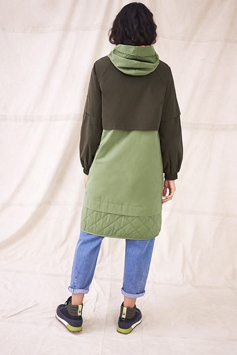 CELIA PARKA GREEN MULTI 3