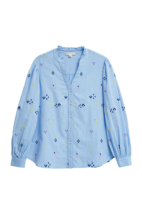 EMBROIDERED SHIRT BLUE MULTI 1
