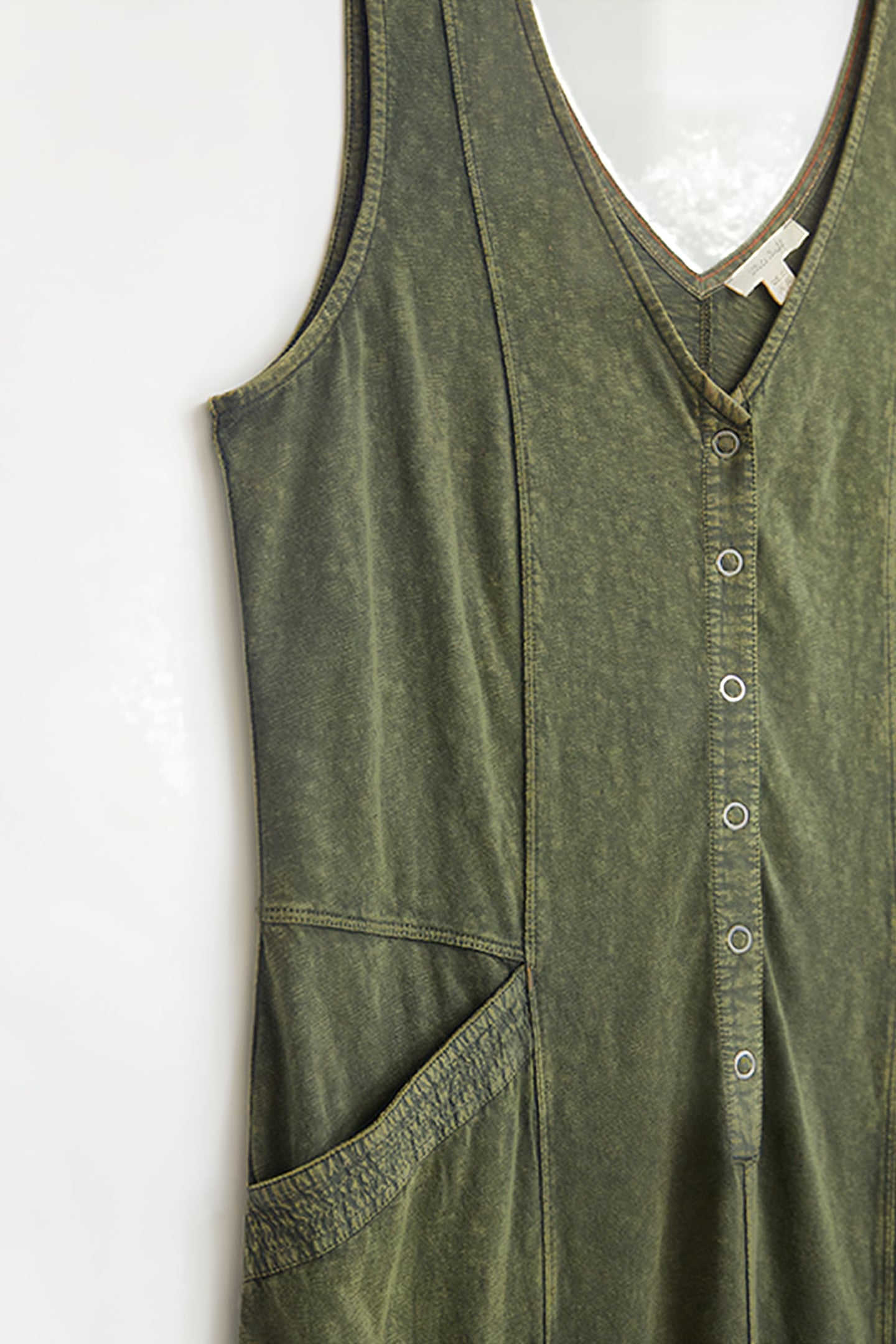 ISLA JERSEY JUMPSUIT KHAKI GREEN 5