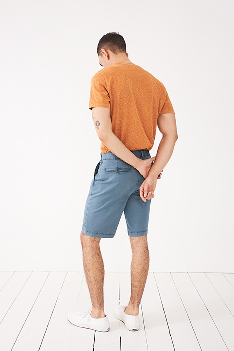 SUTTON CHINO SHORT MID BLUE 3