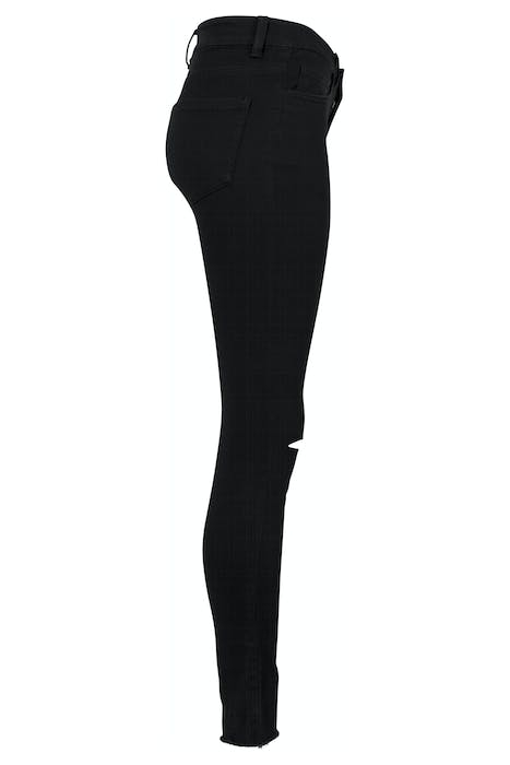 LADIES CUT KNEE PANTS BLACK 6