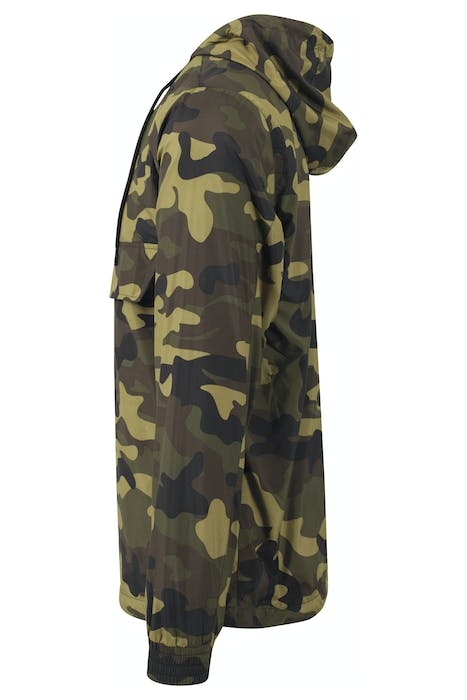 CAMO PULL OVER WINDBREAKER WOODCAMO 7
