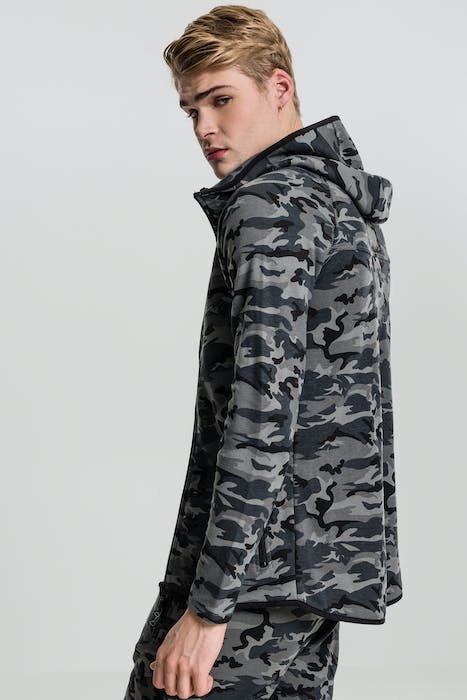 INTERLOCK CAMO ZIP JACKET DARK CAMO 7