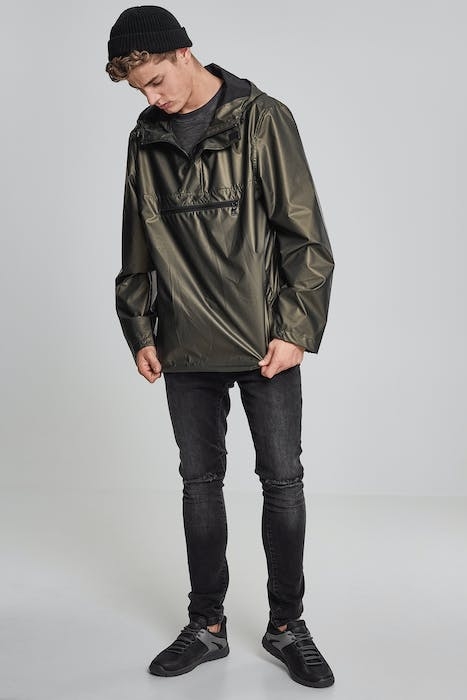 LIGHT PULL OVER JACKET OLIVE 4