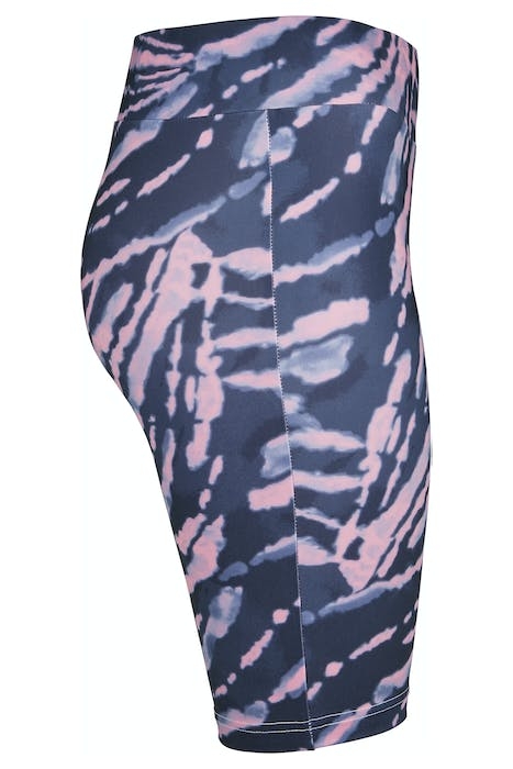 LADIES TIE DYE CYCLING SHORTS DARKSHADOW/PINK 7