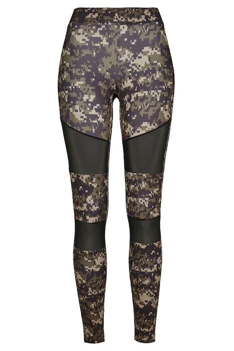 LADIES CAMO TECH MESH LEGGINGS WOOD DIGITAL CAMO 1