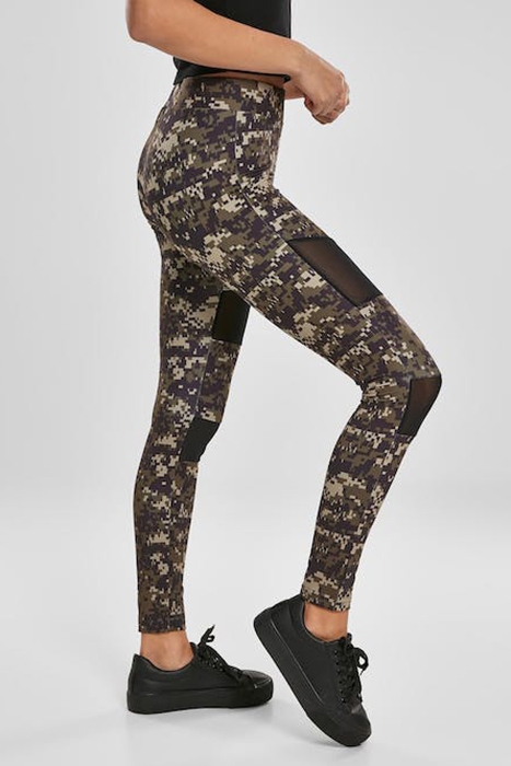 LADIES CAMO TECH MESH LEGGINGS WOOD DIGITAL CAMO 5