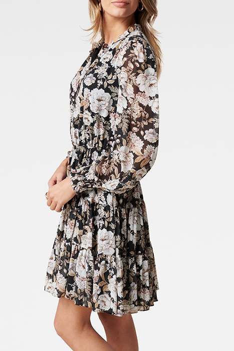 HUNTER TIERED SKATER DRESS BLACKBURN FLORAL 4