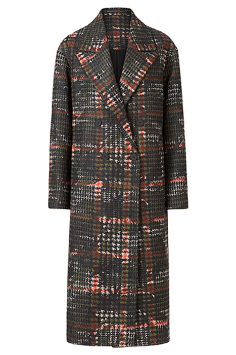 LOTTIE CAMO COAT BLACK/ORANGE 1