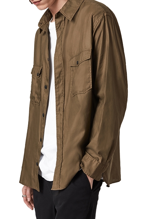 DIVISION LS SHIRT KHAKI GREEN 3