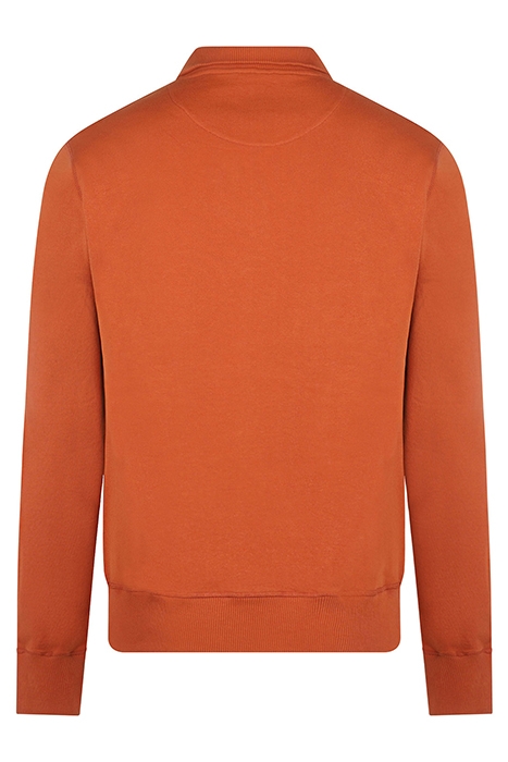 ZIP MOCK SWEAT POTTERS CLAY 4