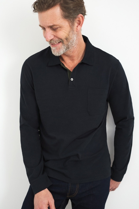LINWOOD ORGANIC POLO DARK NAVY 2