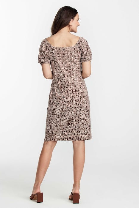 DRESS ANIMAL PRINT PRINT BROWNS 2