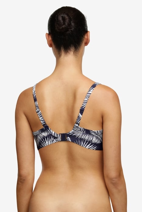 SW BRA UNDERW. COVERING BODEE PALM LEAF NOCTURNAL BLUE 3
