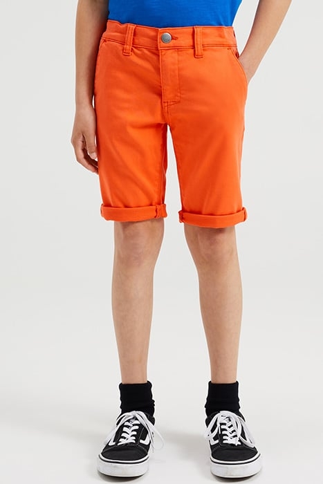 BOYS SLIM FIT CHINOSHORT BRIGHT ORANGE 2