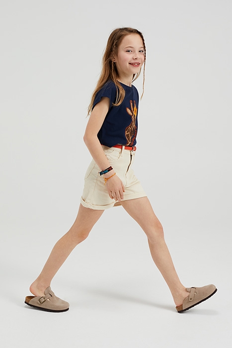 GIRLS SKINNY FIT SHORT OFF-WHITE 4