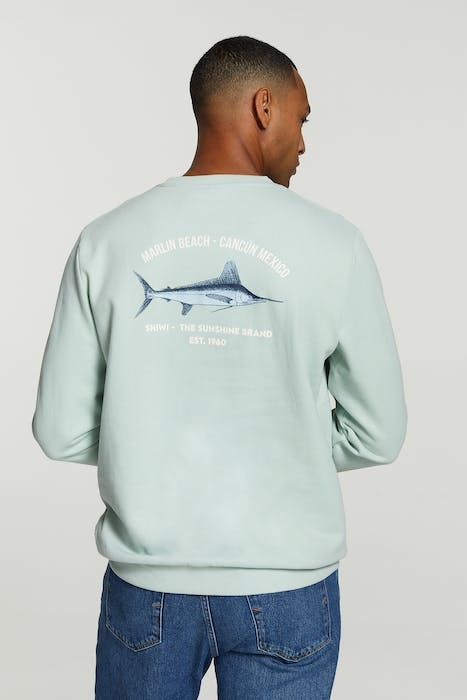 MEN SWEATER MARLIN SEA FOAM GREEN 3