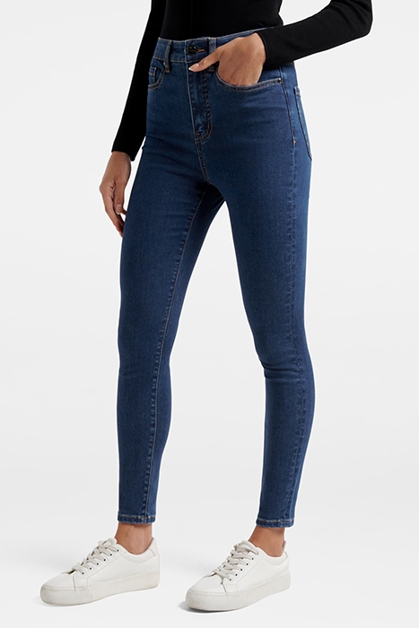 BELLA CROPPED HIGH RISE JEAN DARK WASH 4