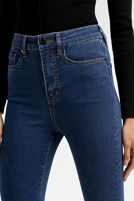 BELLA CROPPED HIGH RISE JEAN DARK WASH 5