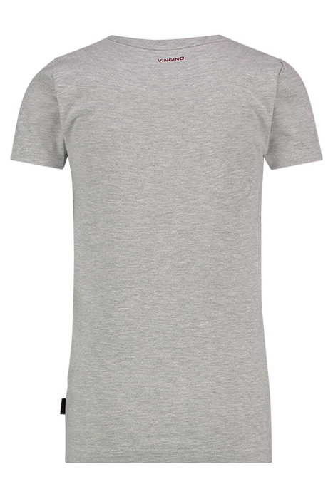 SHORT SLEEVE CREW NECK TS BOYS GREY MELE 2