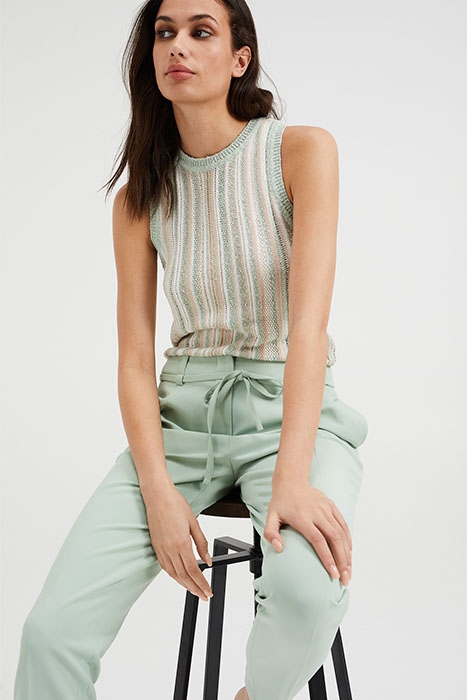 DAMES PANTALON MET CEINTUUR MINT GREEN 5