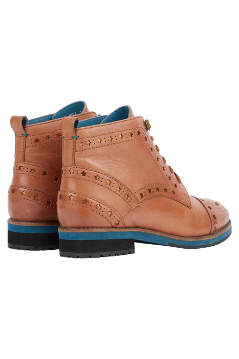 CELESTE STAR LACE UP BOOT DISP MID TAN 3