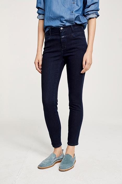 CLOSED WOMEN SKINNY PUSHER JEANS DARK BLUE 1