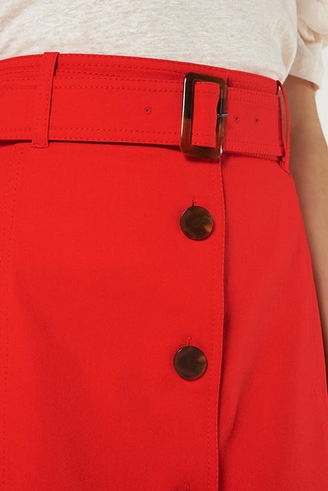 ODA MIDI SKIRT RED 3