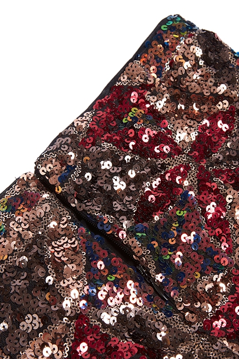 MARCIANO- EZRA SEQUIN TWO PIECE SET HARLEQUIN SEQUIN 5