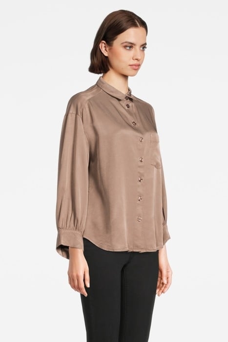 SHIRT JACKET ARLINA SMOKED TRUFFLE 4