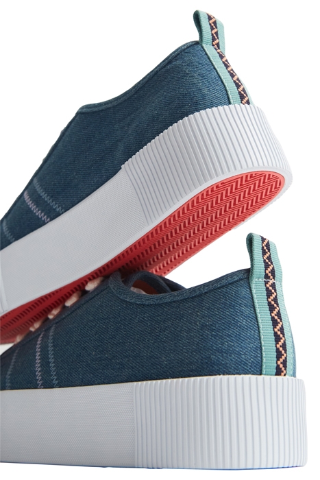 PIPER FLATFORM PLIMSOLL MID DENIM 4