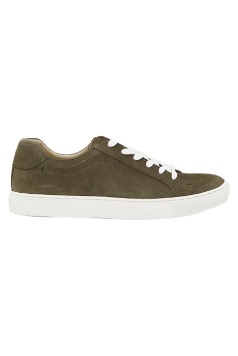SUEDE TRAINER MID GREEN 1