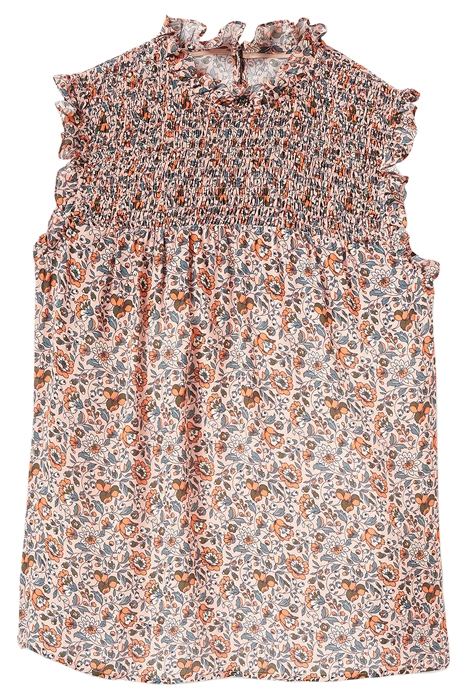 SLEEVELESS SMOCKED TOP PNT 5