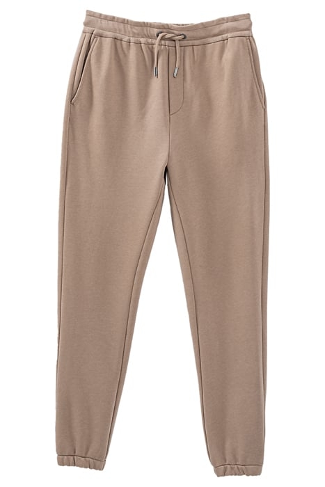 LIGHT BROWN ORGANIC ELASTICATED JOGGERS LIGHT BROWN LIGHT BR 1