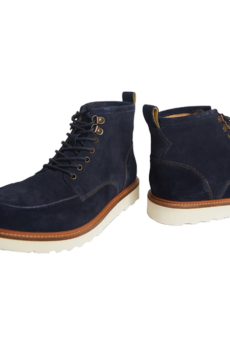 FINN LACE UP SUEDE BOOT DARK NAVY 4