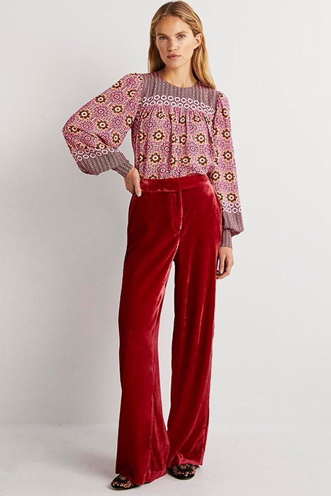 PRINTED YOKE DETAIL TOP PNK 4