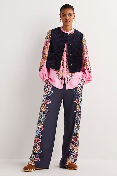 PULL ON FLUID TROUSERS NVY 3