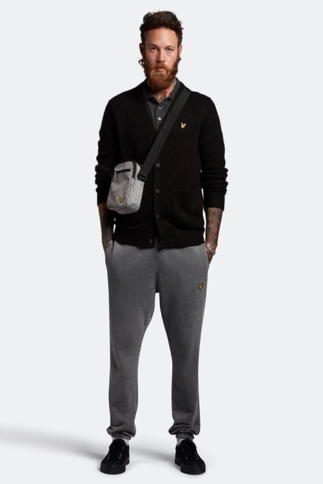 BRUSHED CARDIGAN JET BLACK 3