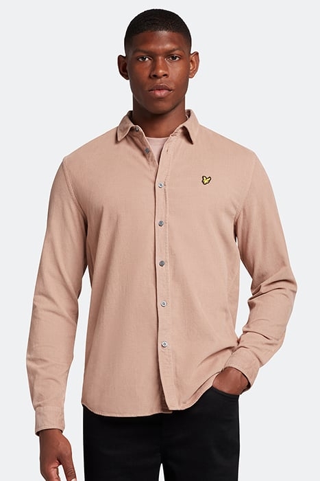 NEEDLE CORD SHIRT MAUVE DUSK 1