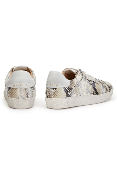 SHEER SNAKE SNEAKER TAUPE GREY 3