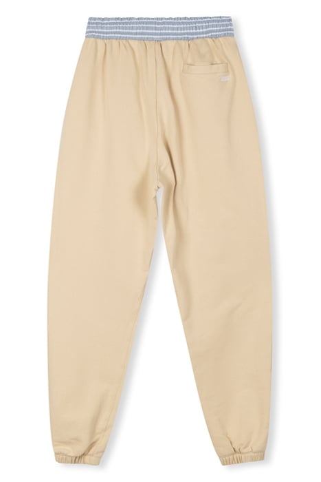 LOOSE JOGGER PAPER FLEECE BISCUIT 6