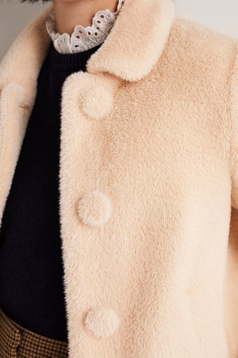 FAUX FUR SHORT COAT NUD 4