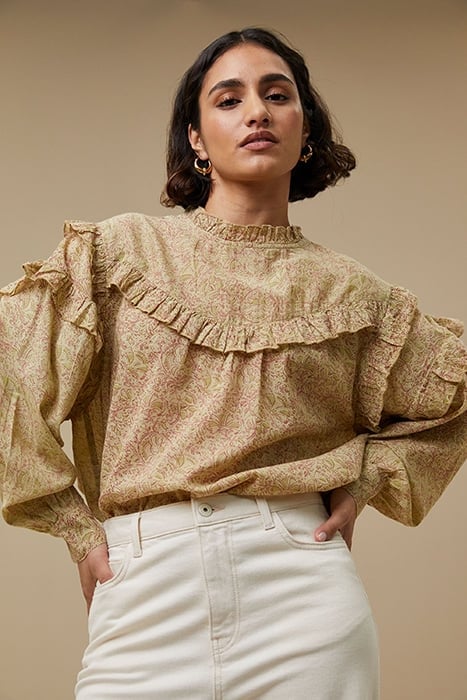 FELINE JAIPUR BLOUSE LIGHT JAIPUR PRINT 1