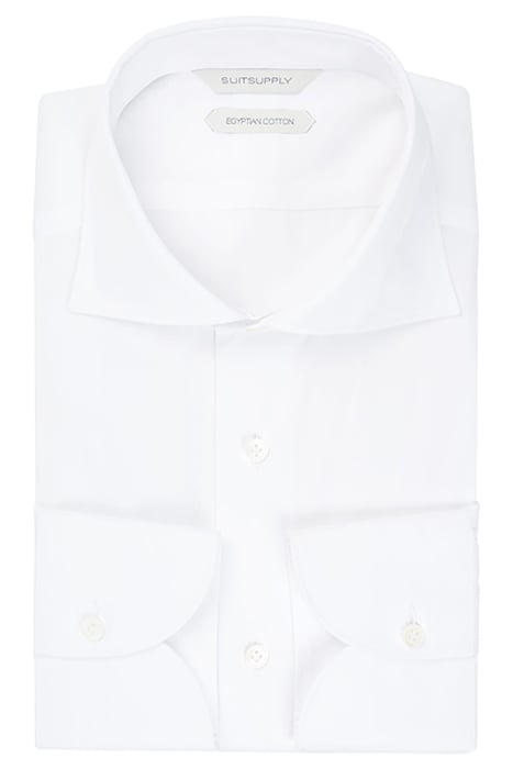 WHITE SLIM FIT SHIRT 1