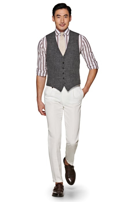 Dark Grey Waistcoat 1