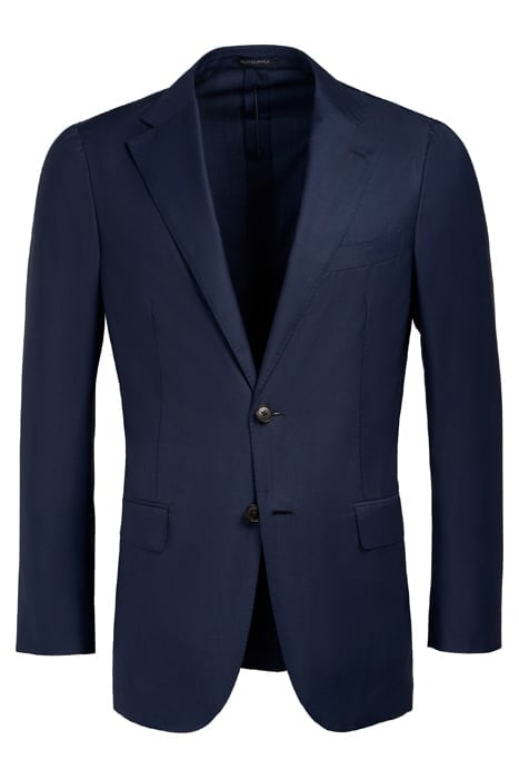 Navy Checked Havana Suit 2