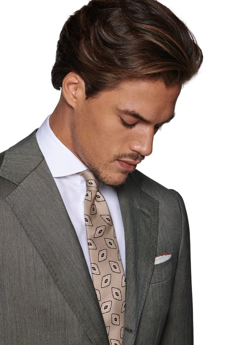 Green Herringbone Havana Suit 7